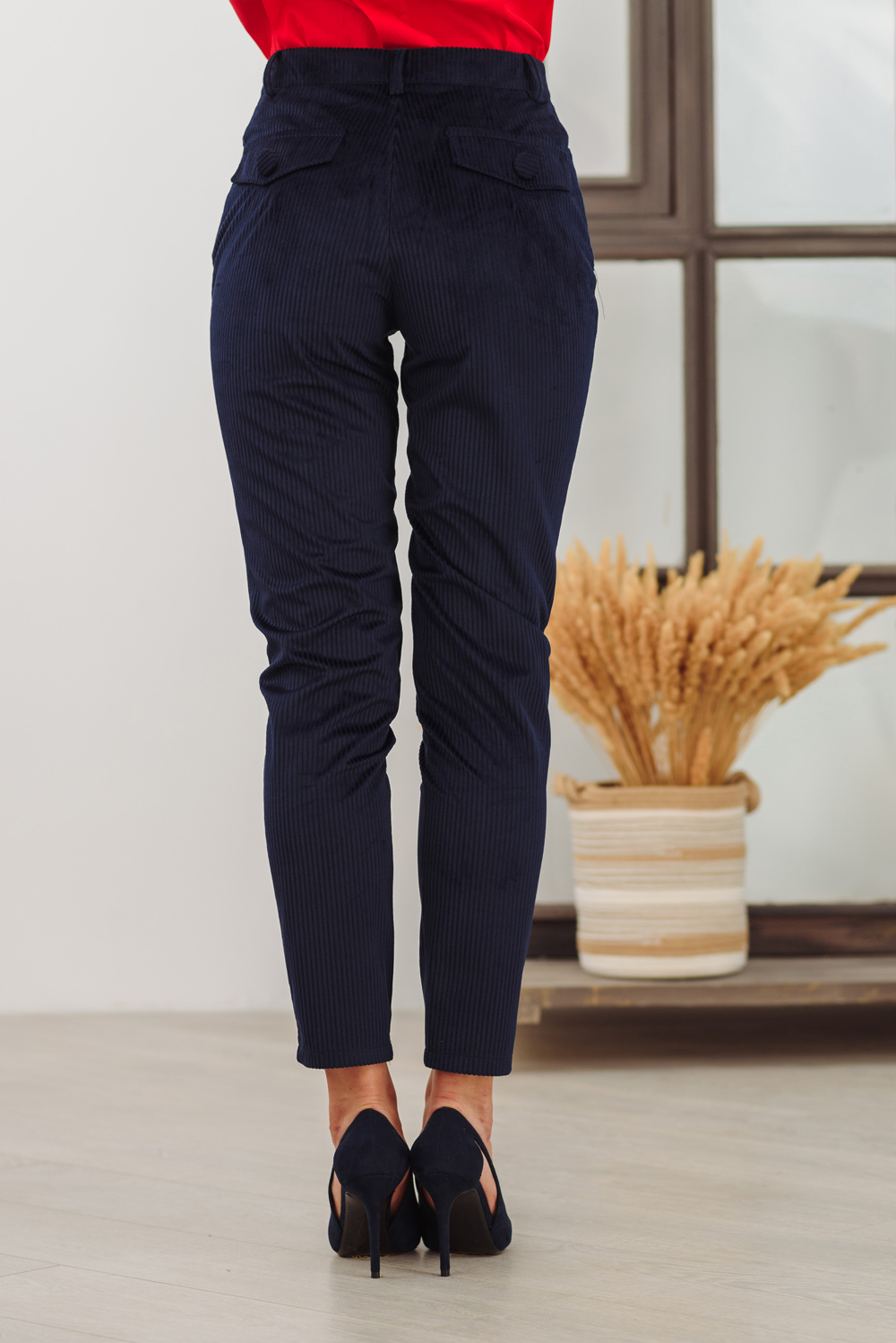 Navy Blue Corduroy Pants