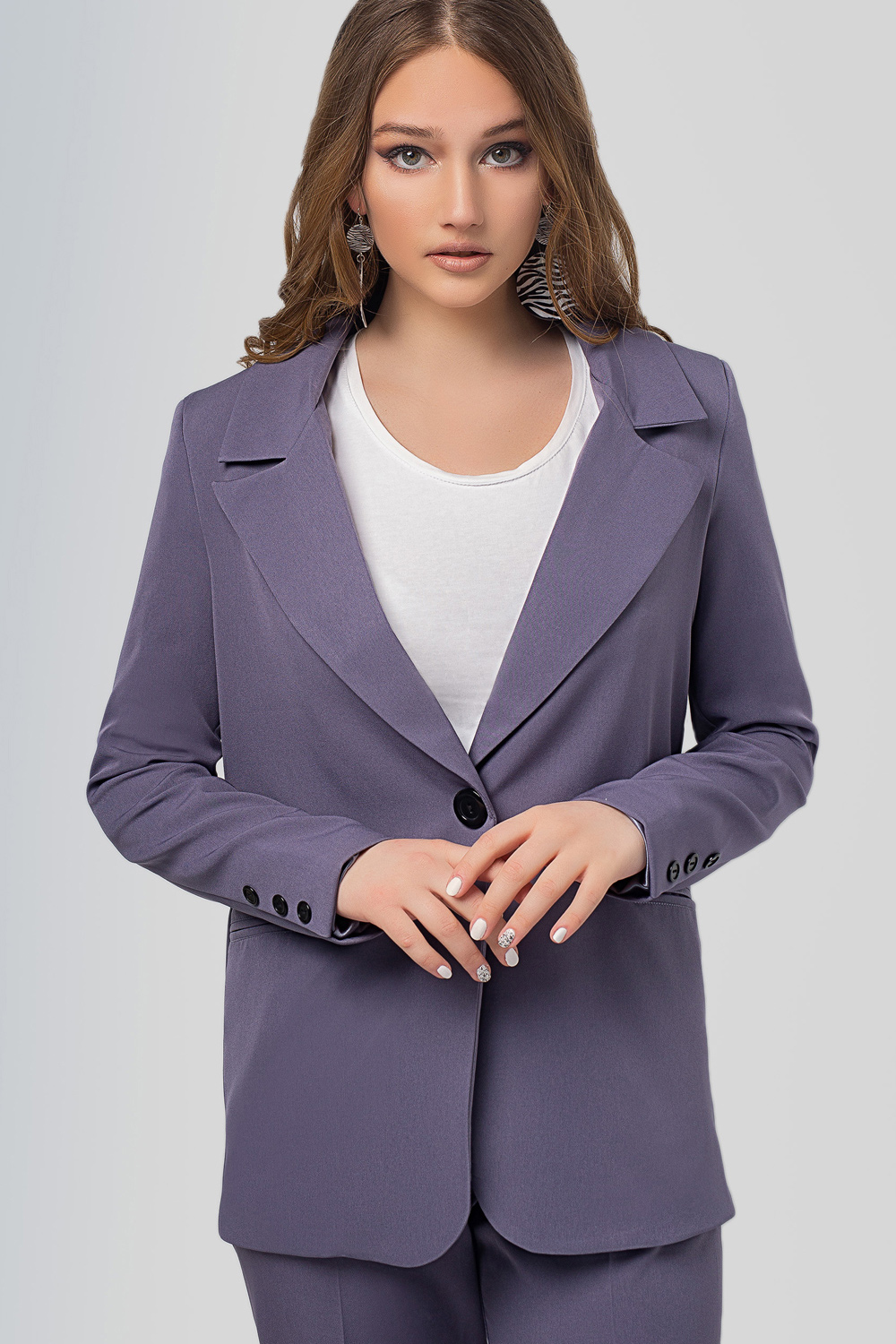 Grape Color Blazer