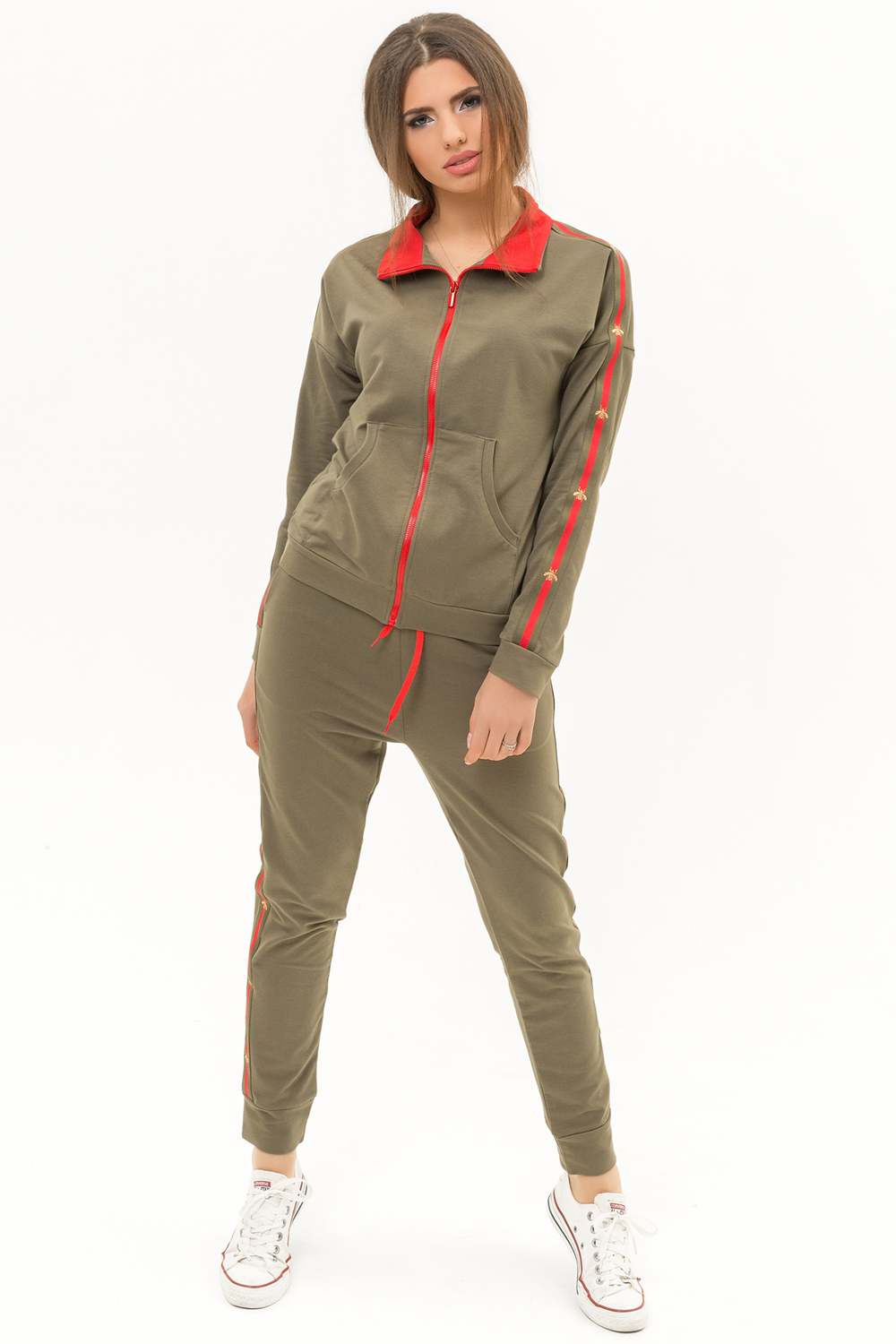 Tracksuit in khaki color