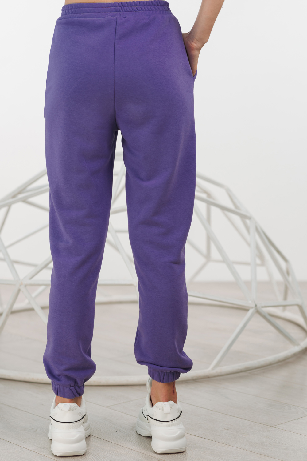 Lavender sweatpants with pockets