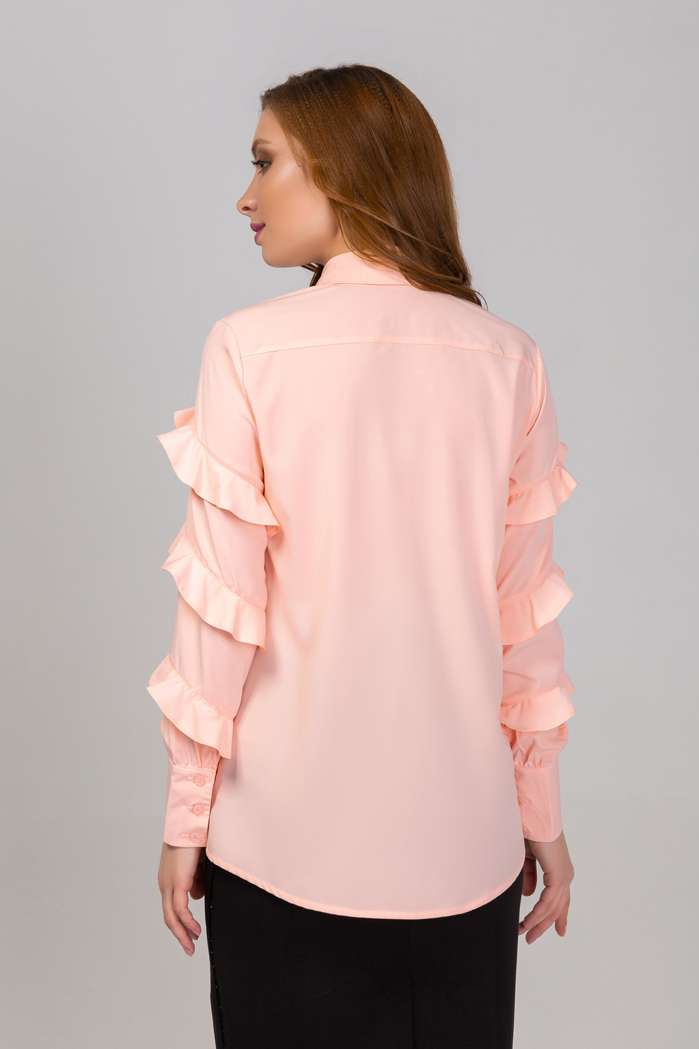 Stylish blouse with ruffles