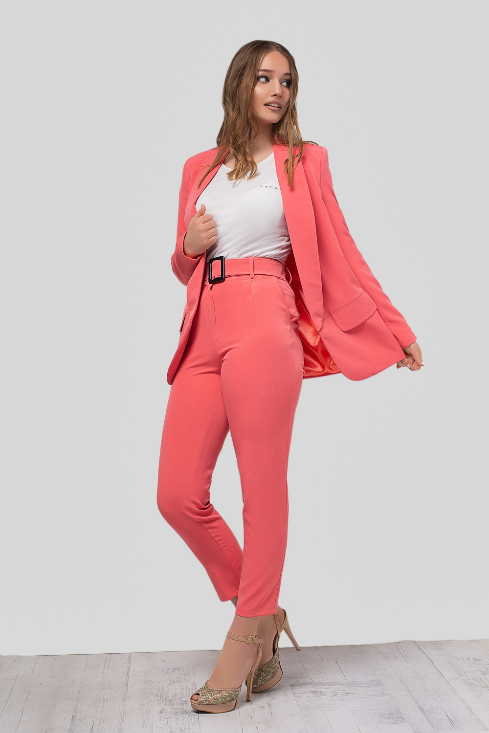 Coral color jacket