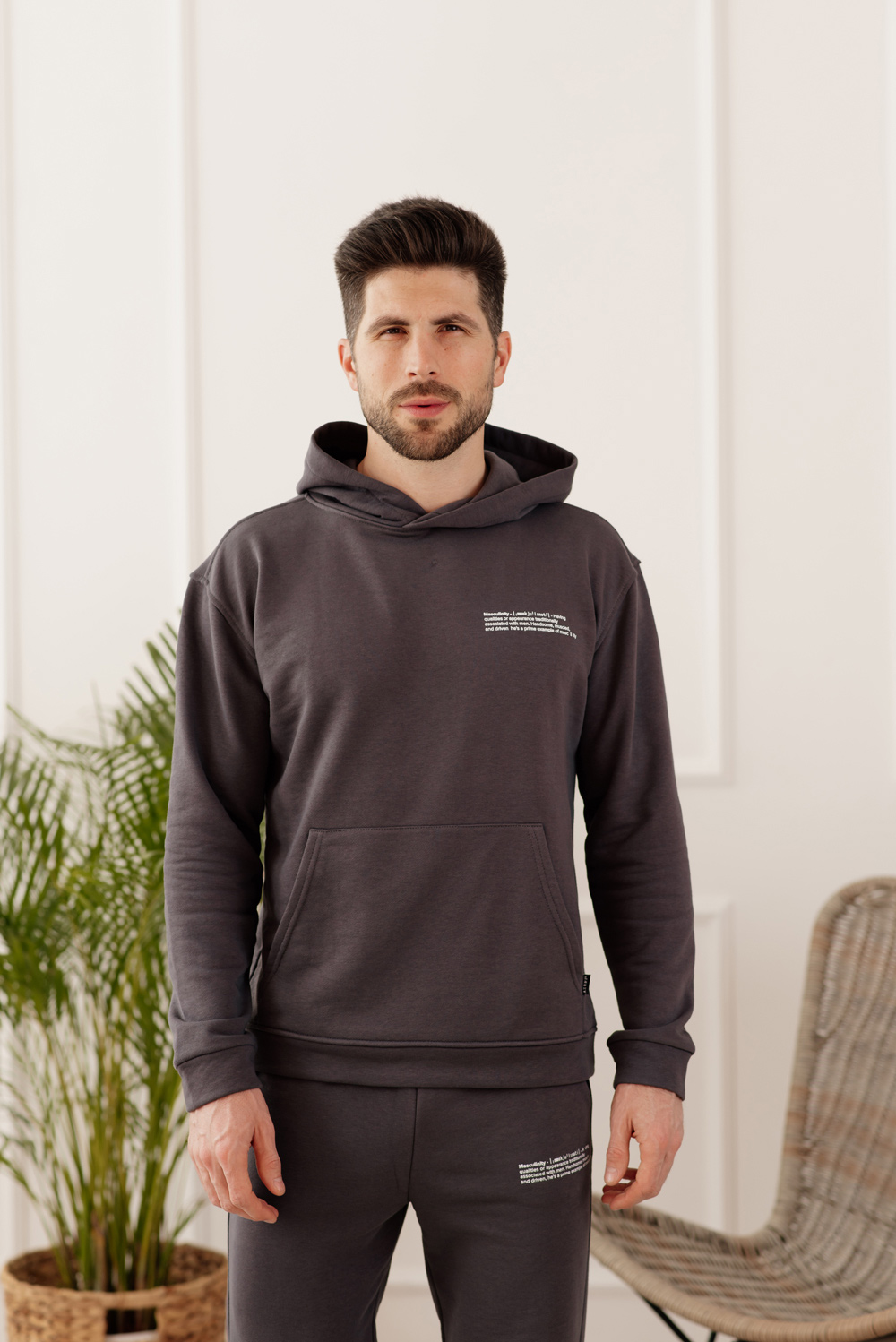 Graphite Hooded Sweatshirt