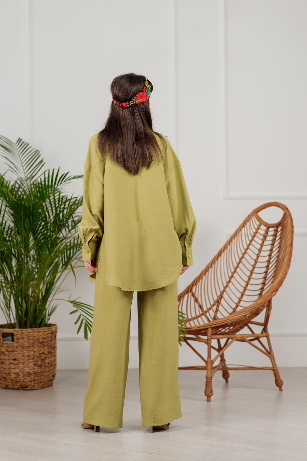 Linen trouser suit