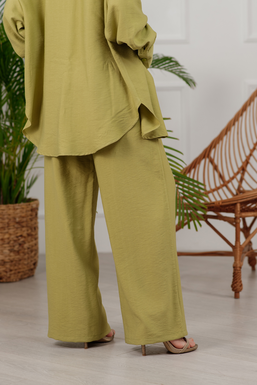 Linen trouser suit