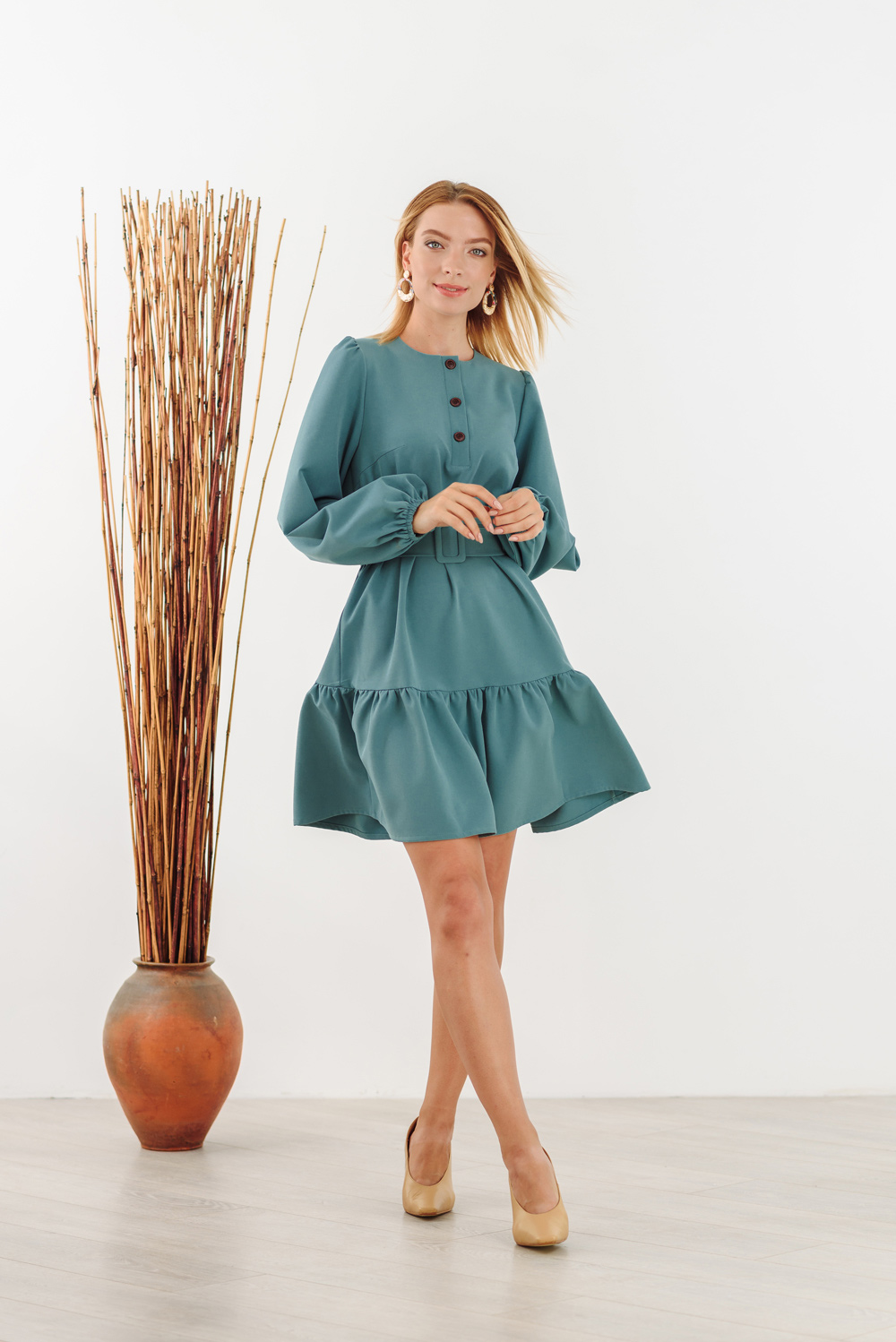 Tiffany belted dress