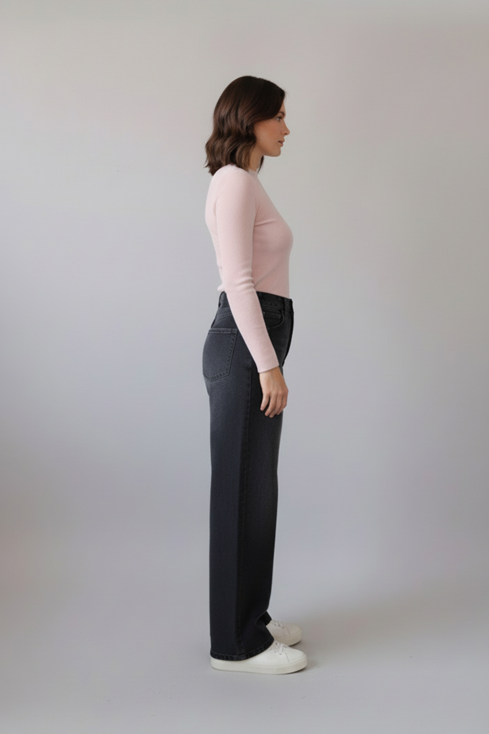 Pink long sleeve t-shirt made of soft jersey