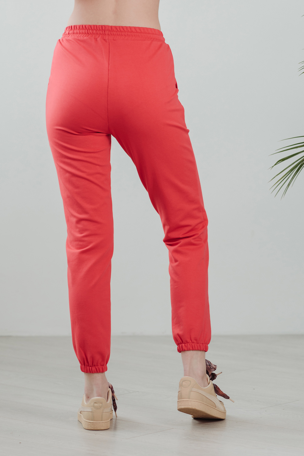 Coral sports pants