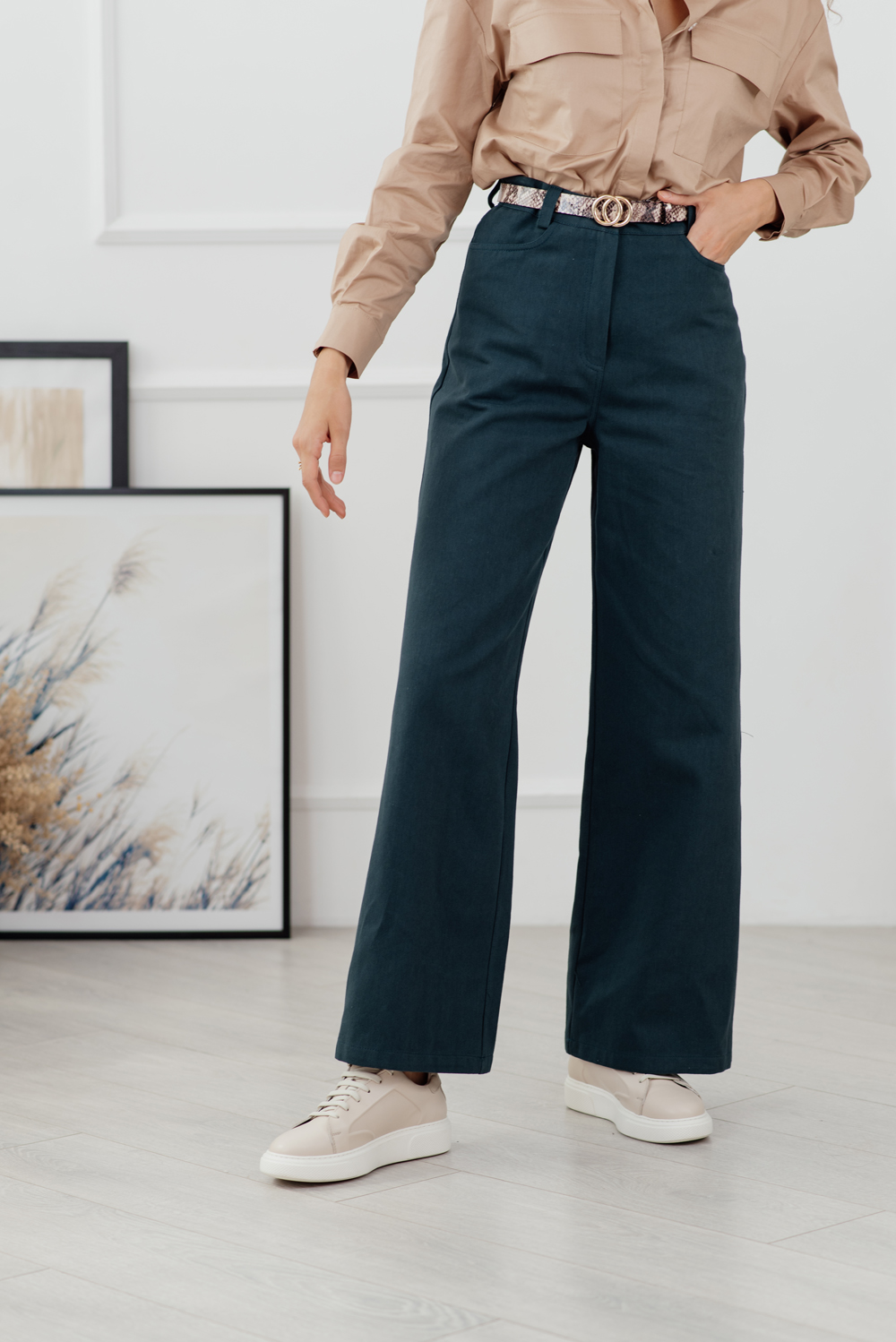 High Rise Flare Jeans