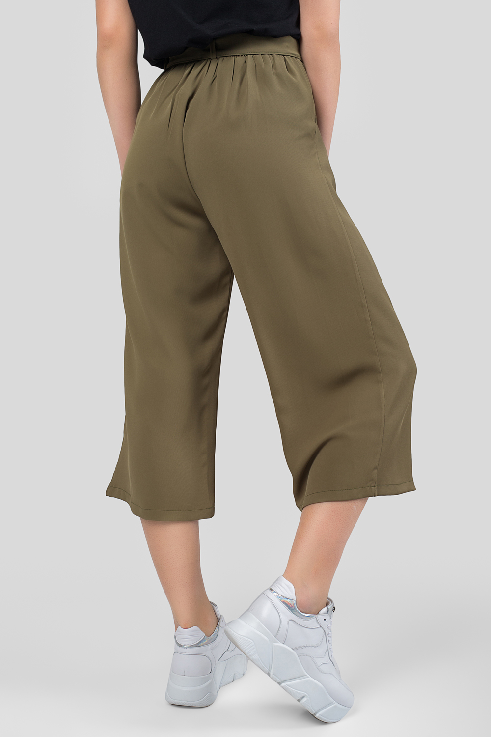 Pants - khaki culottes