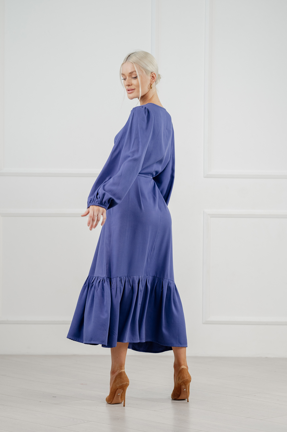 Casual oversized dress in the color