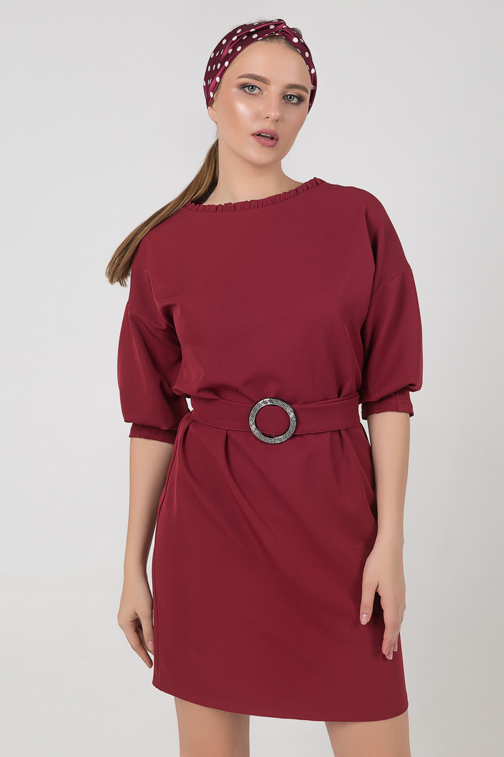 Dress with belt