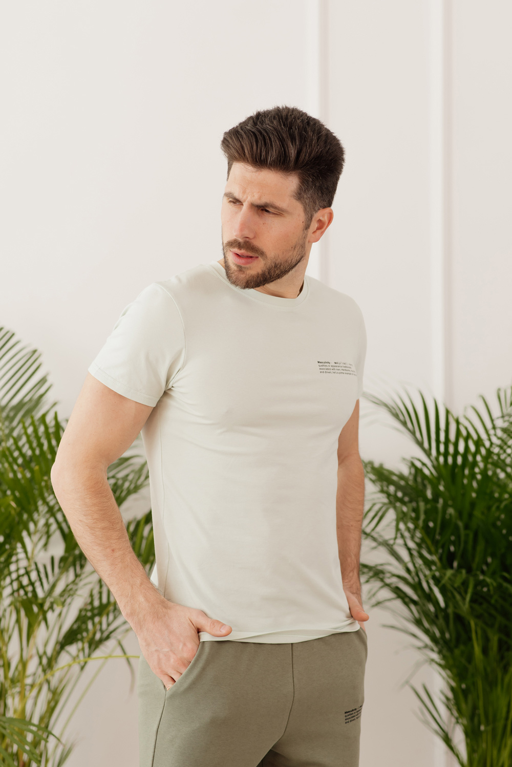 Pistachio Cotton T-shirt