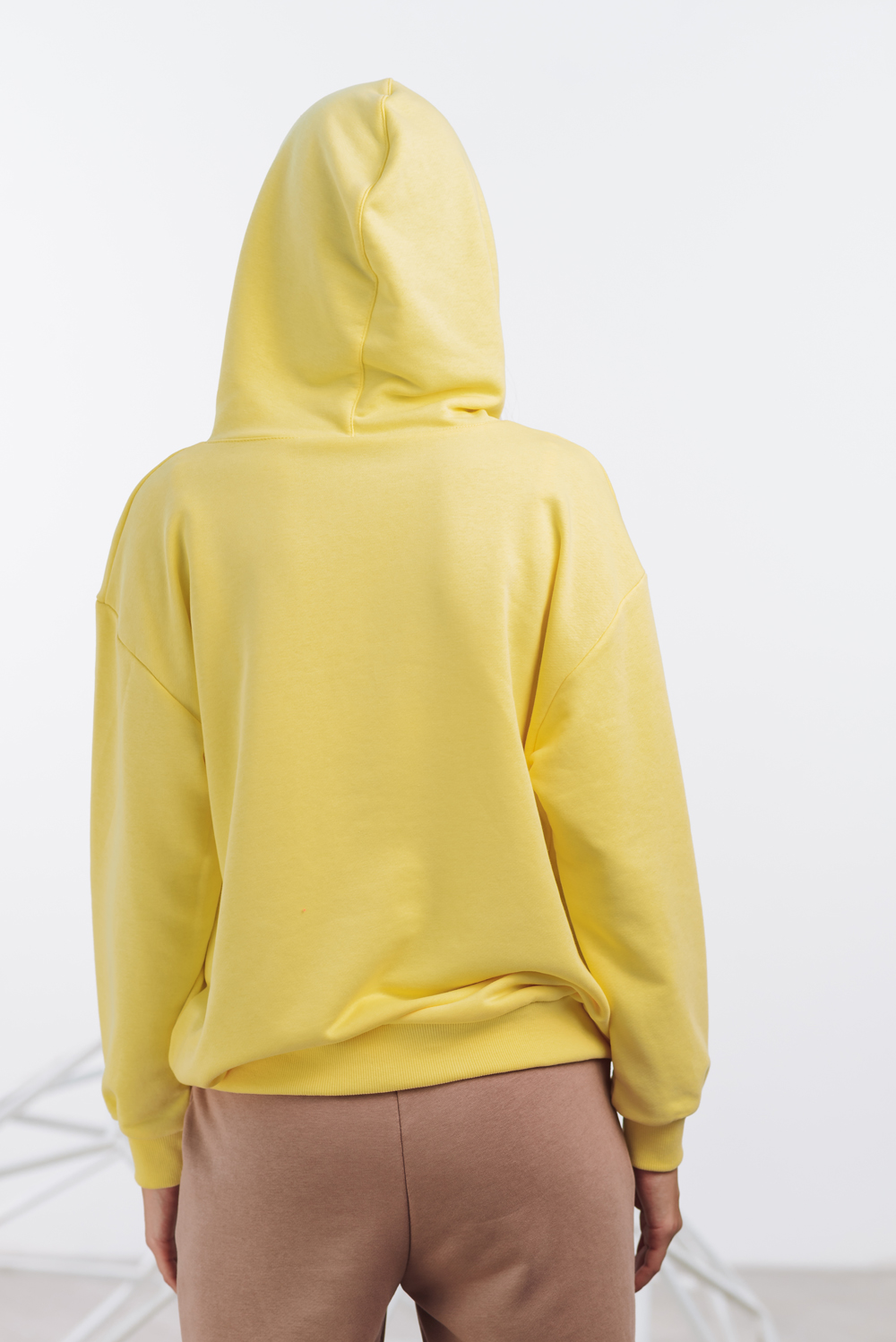 Yellow oversized sweatshirt
