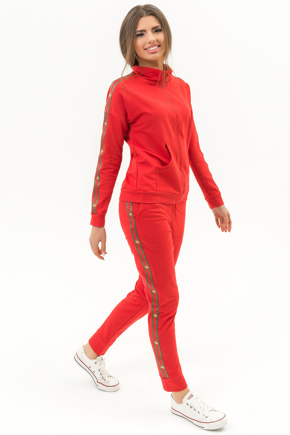 Red tracksuit