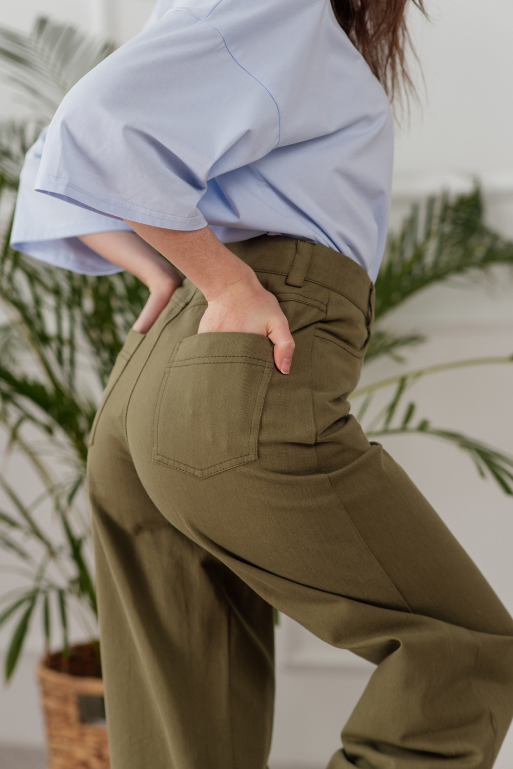 Wide leg jeans
