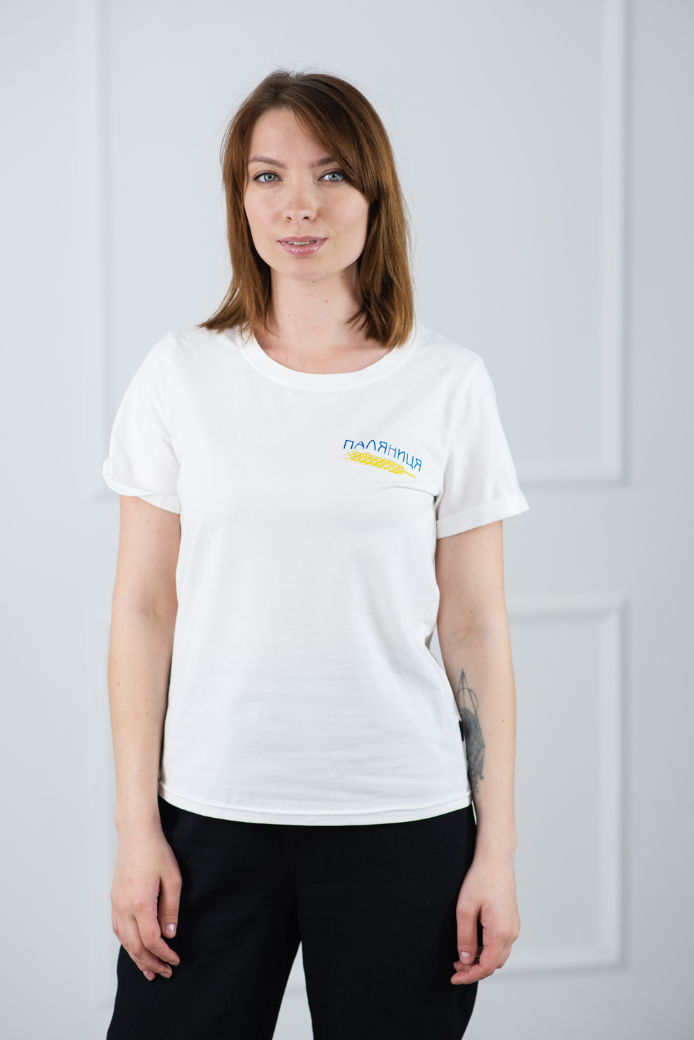 Молочная футболка «Паляниця»