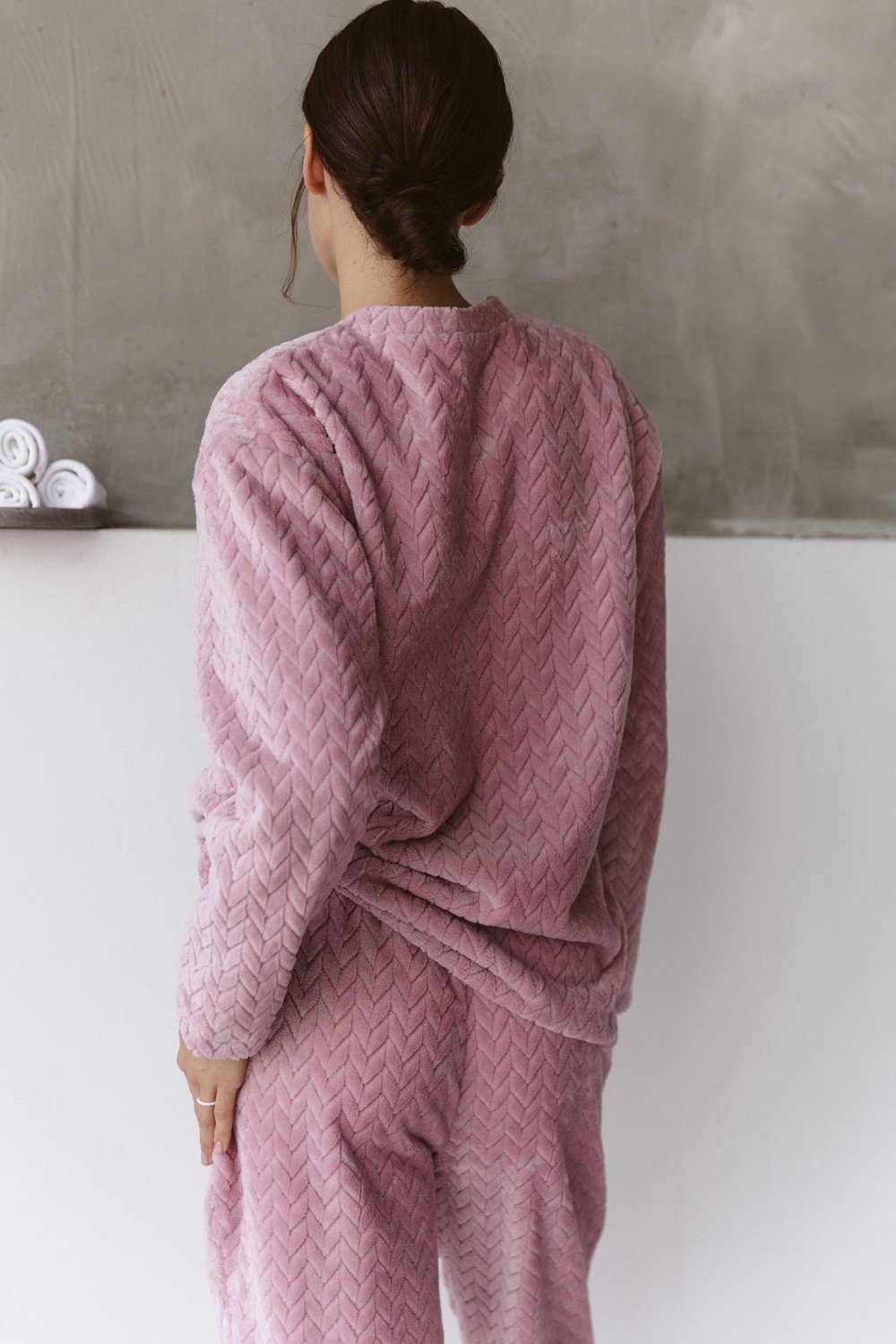 Warm pajamas in the color 