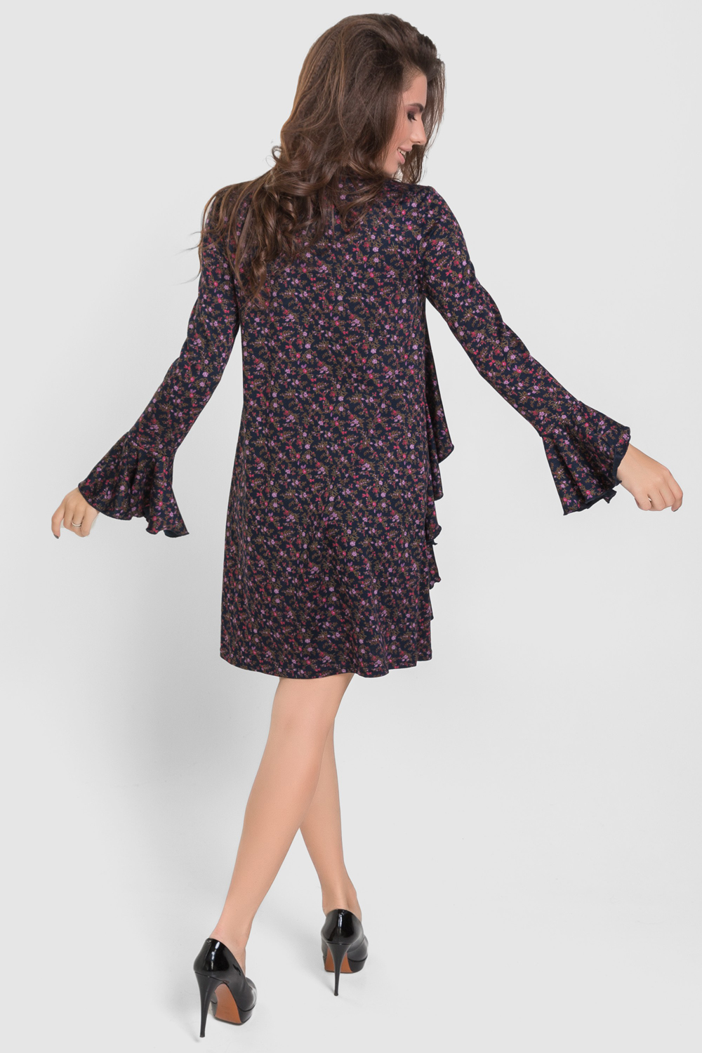 Цветочное платье oversize