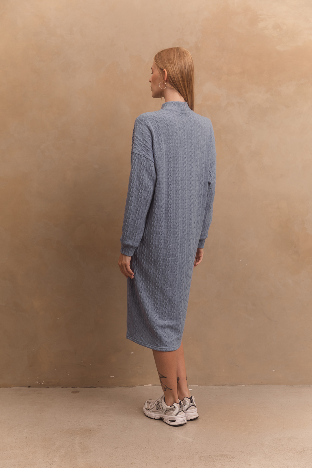 Cozy jersey dress in 