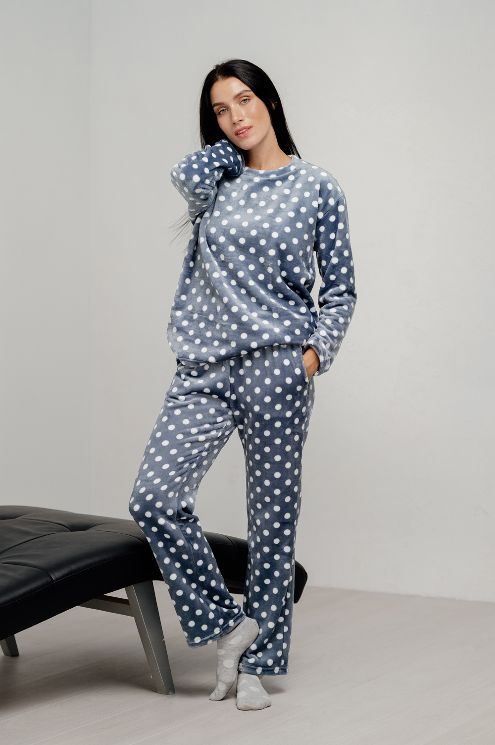 Warm graphite pajamas