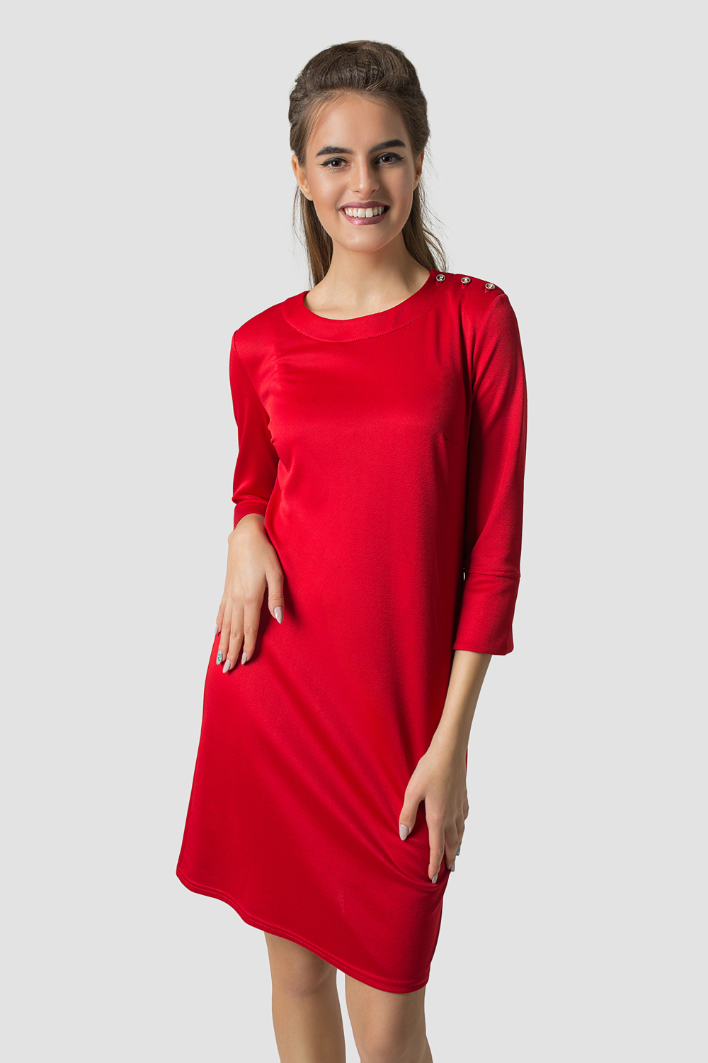 Classic dress in red