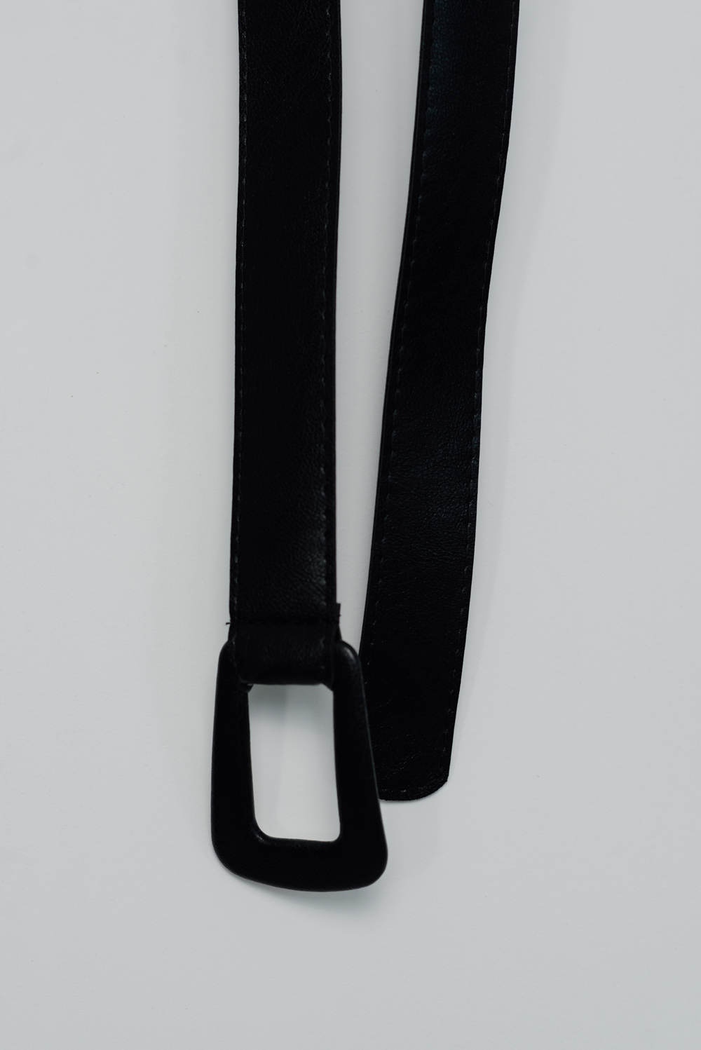Black buckle belt