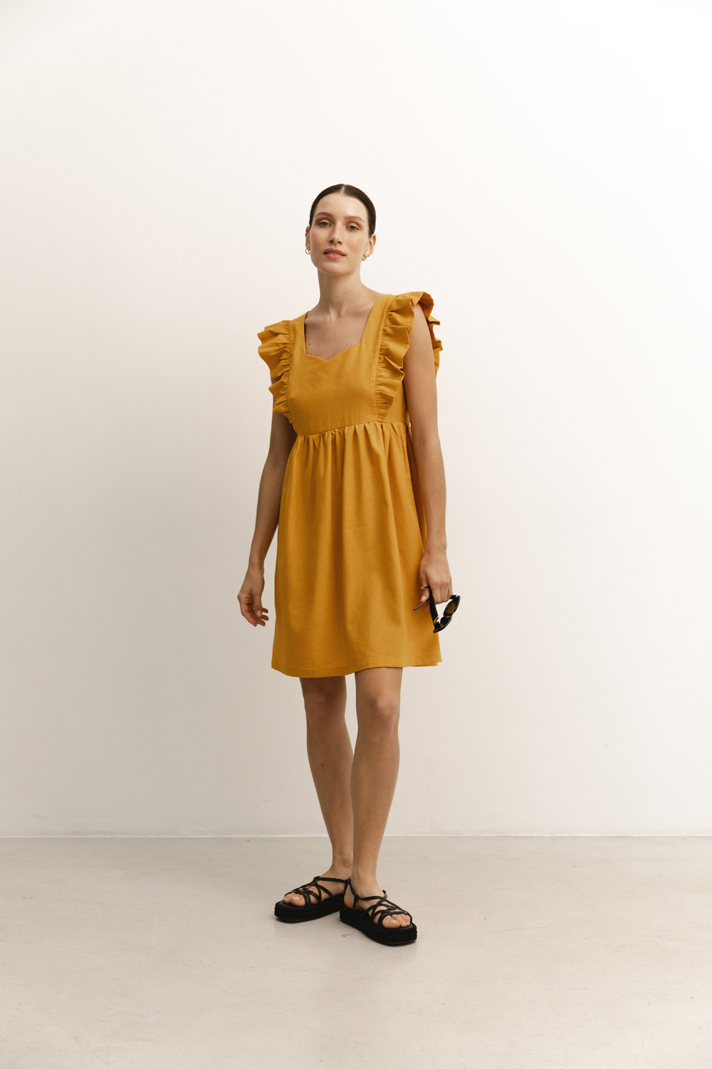 Yellow Sleeveless Dress
