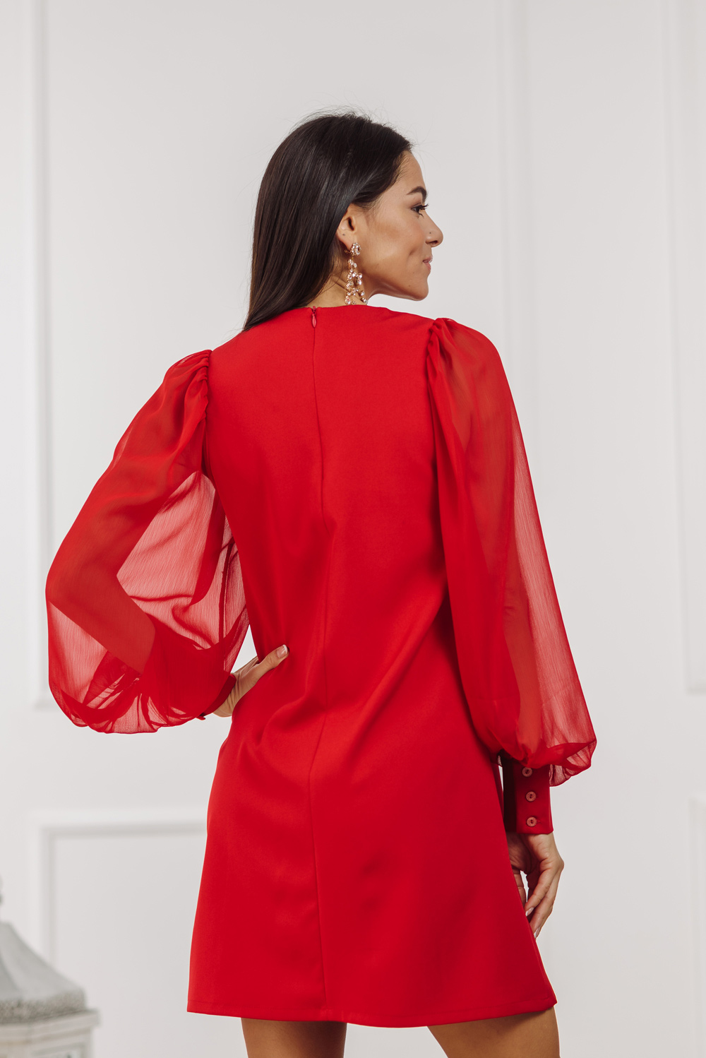 Червоне міні плаття
