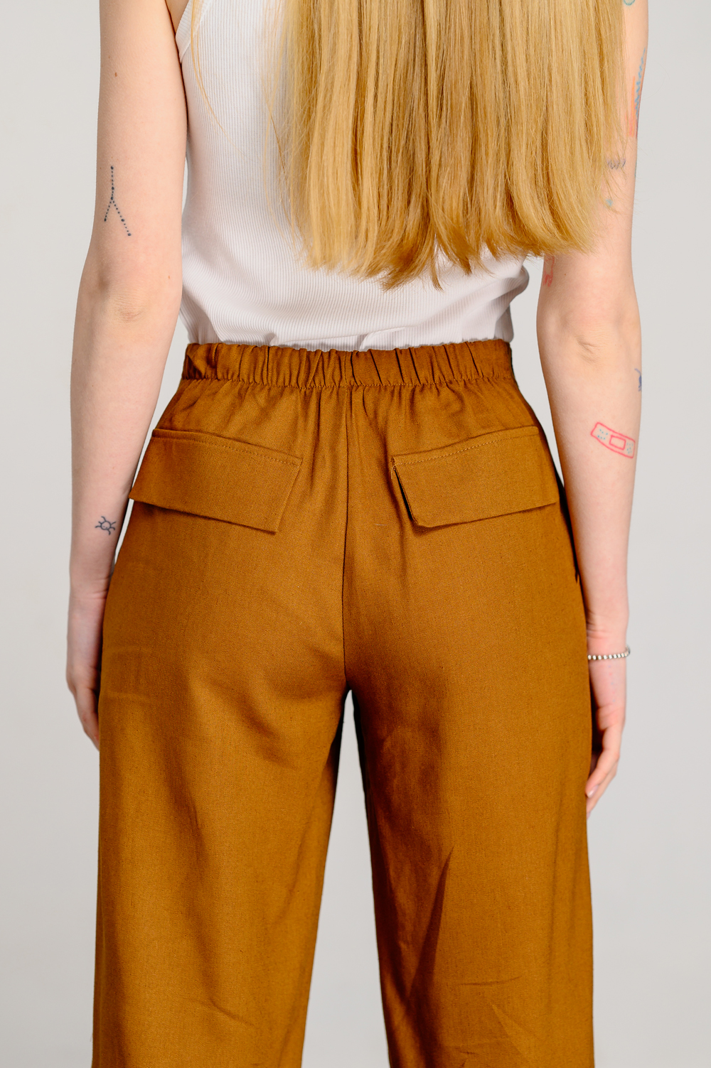 Caramel Loose Cargo Pants