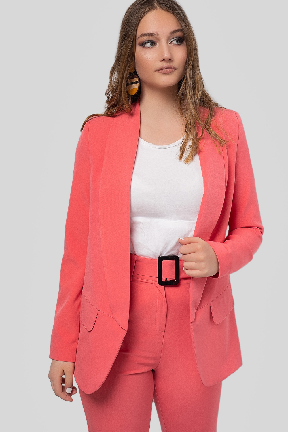 Coral color jacket