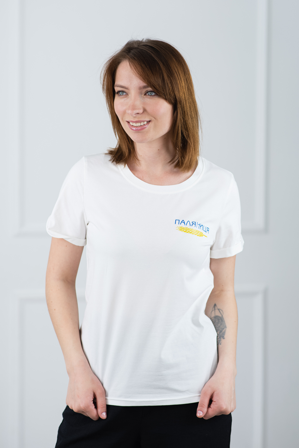 Молочная футболка «Паляниця»