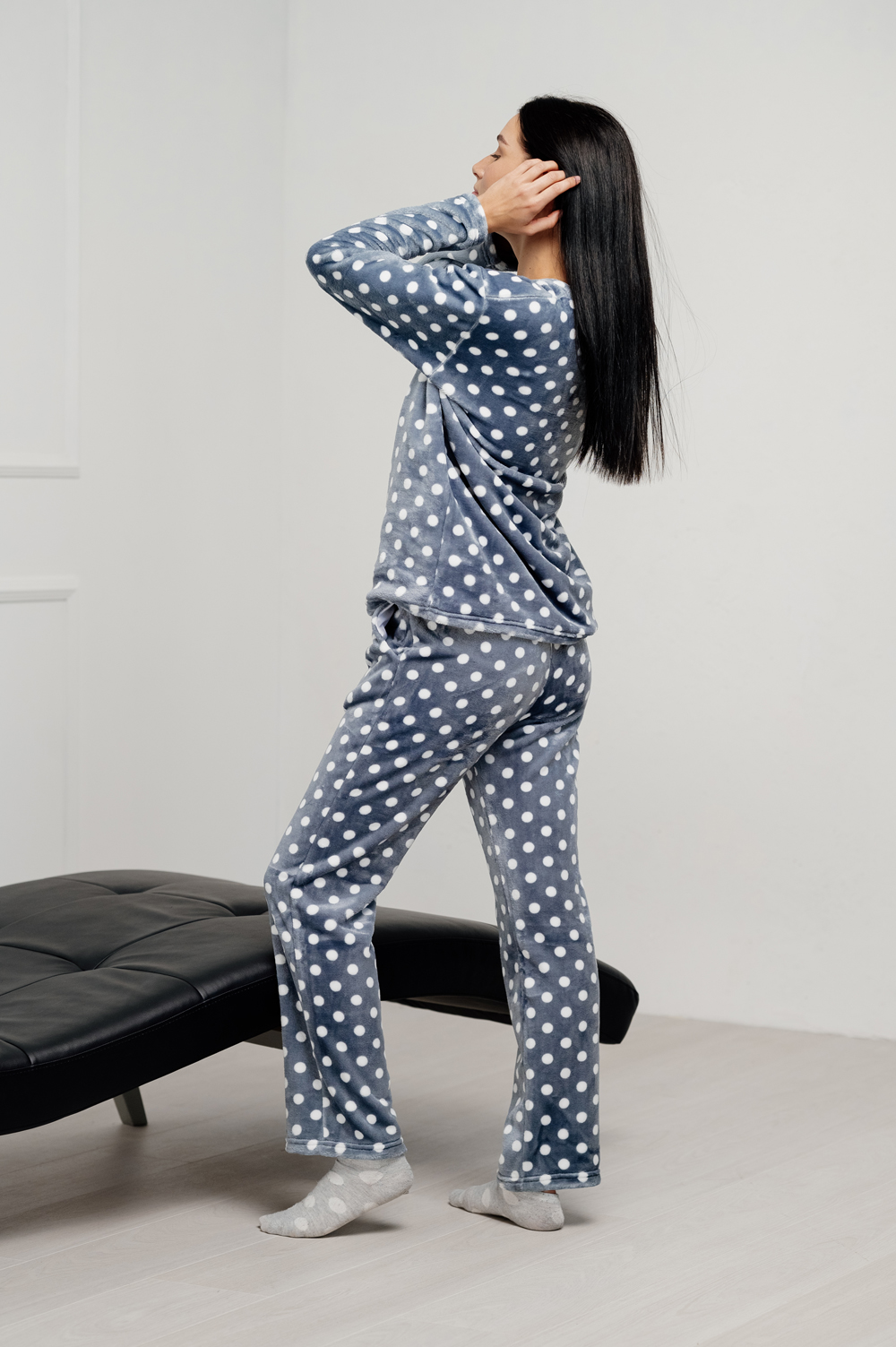 Warm graphite pajamas