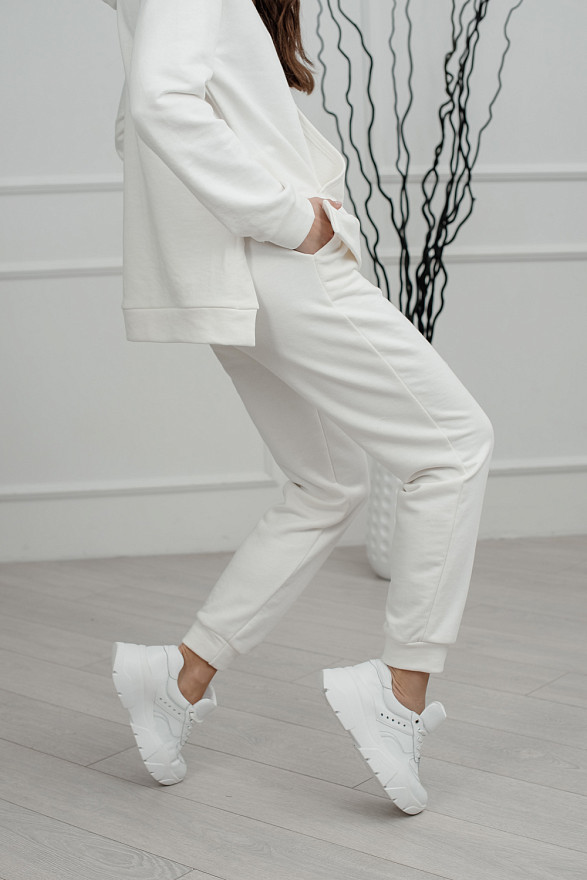 Трикотажные брюки-джоггеры