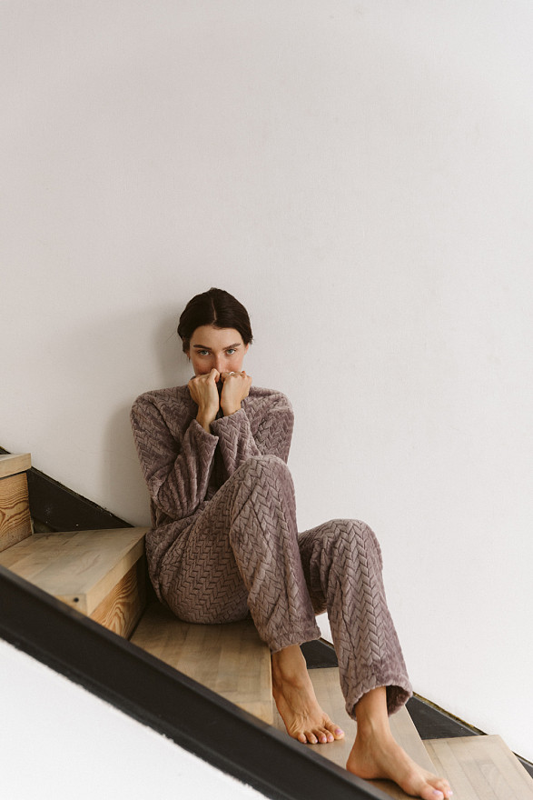 Уютная и мягкая пижама с карманами