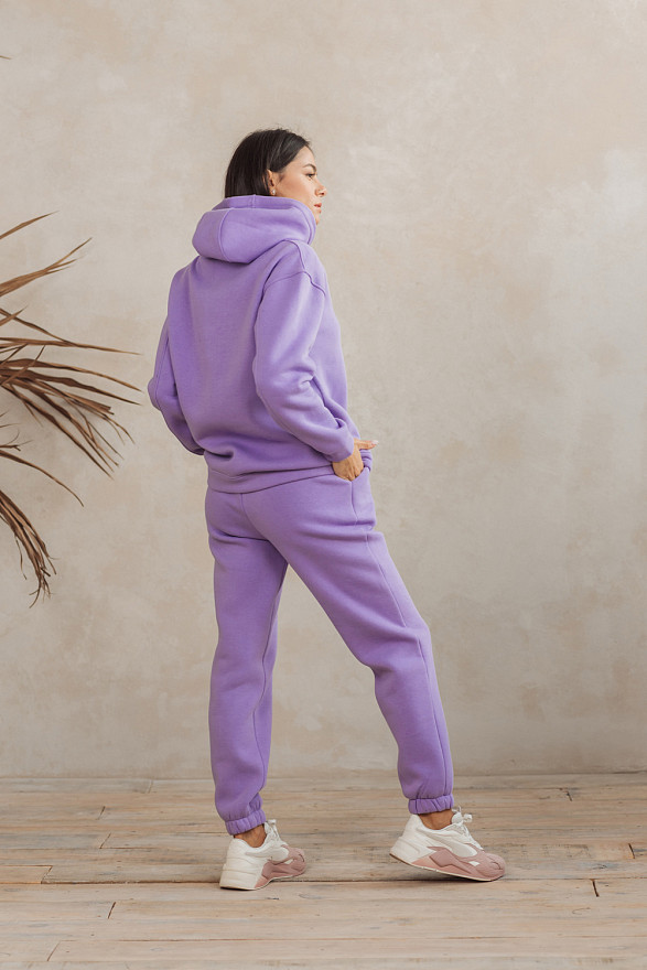 Lilac fleece sweatshirt  