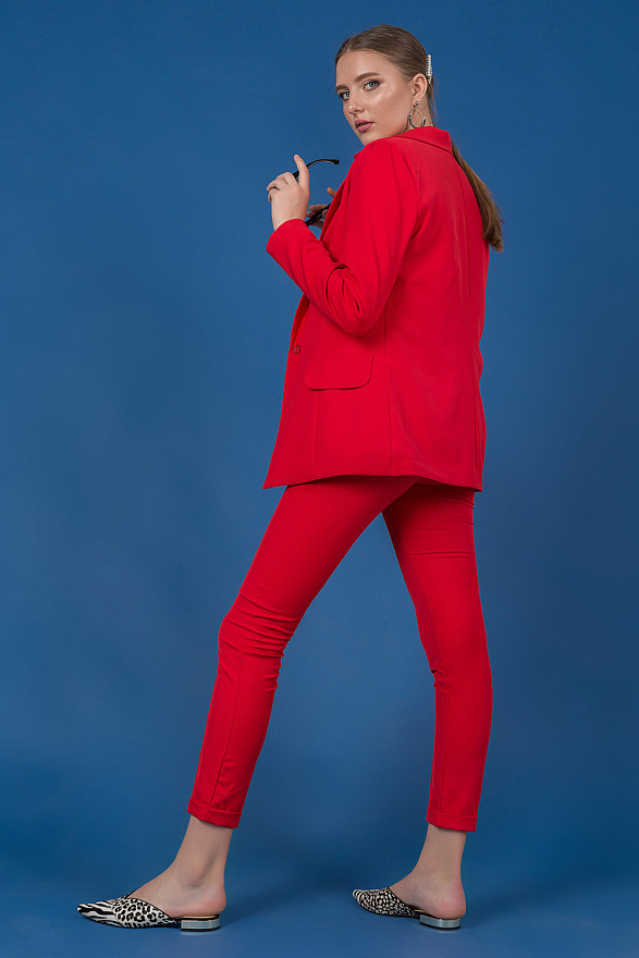 Classic blazer with button