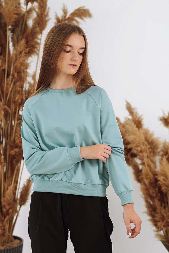 Худі кольору тиффани