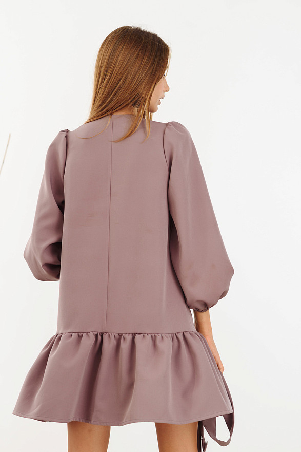 Puff Sleeve Loose Dress