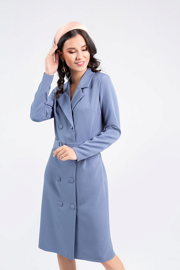 Сукня-піджак з поясом