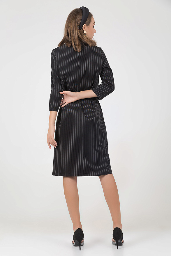 Классическое платье в полоску