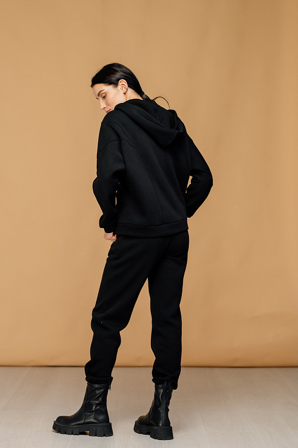 Black fleece pants