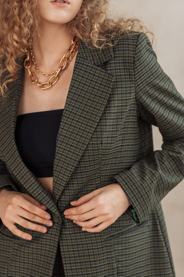 Піджак кольору ірландського моху