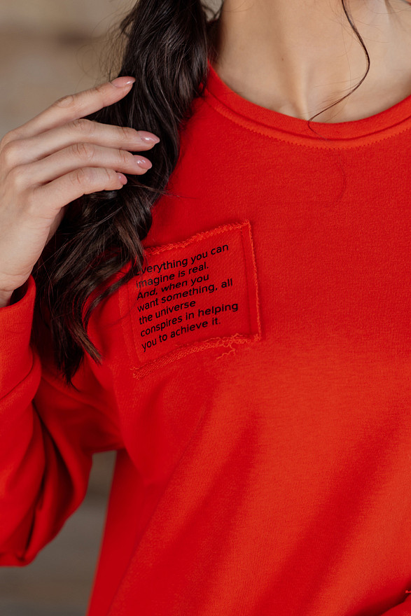 Помаранчеве спортивне оверсайз плаття