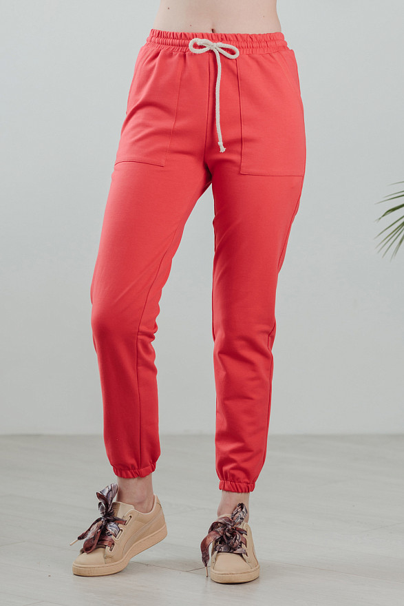 Coral sports pants