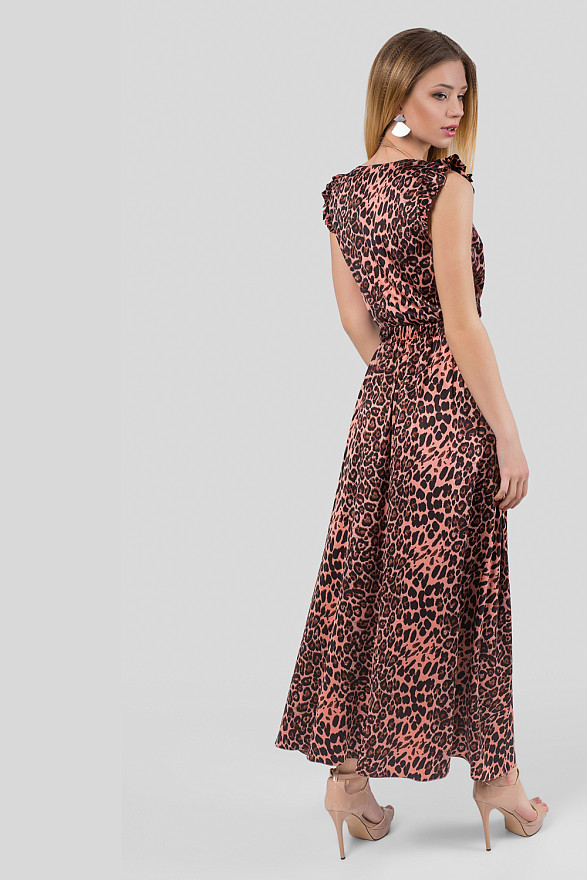 Шелковое платье в пол