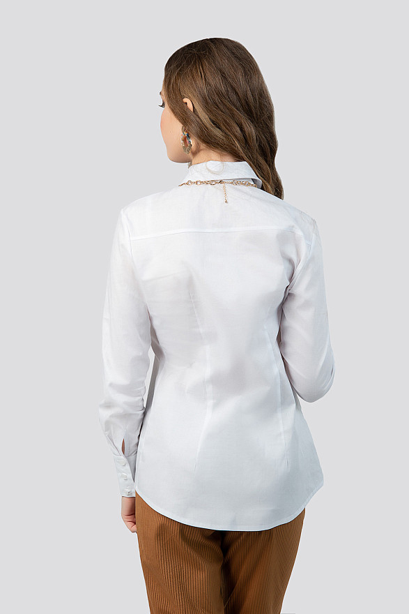 Біла базова сорочка