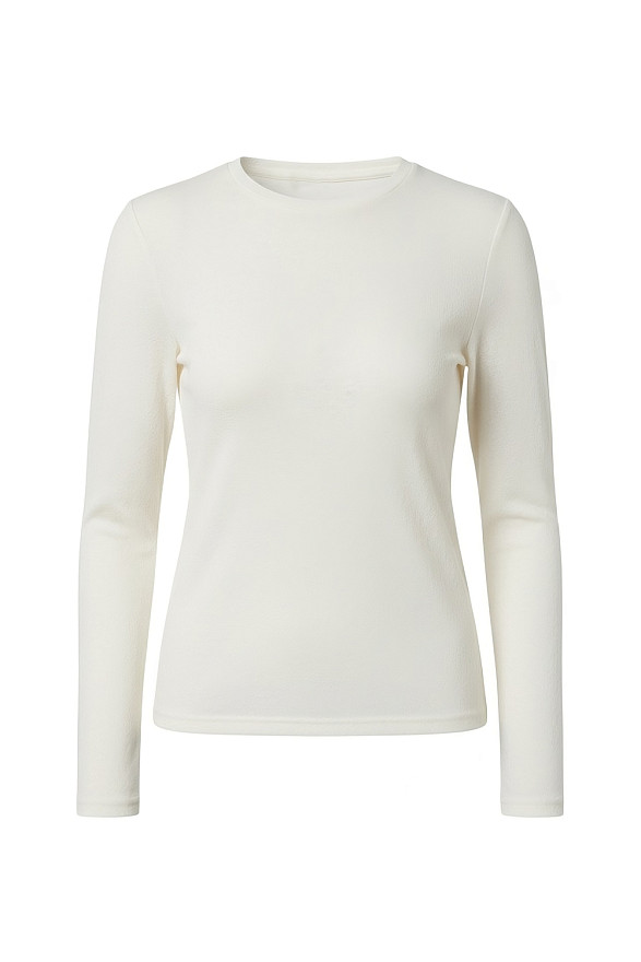 Yellow long sleeve t-shirt made of soft jersey