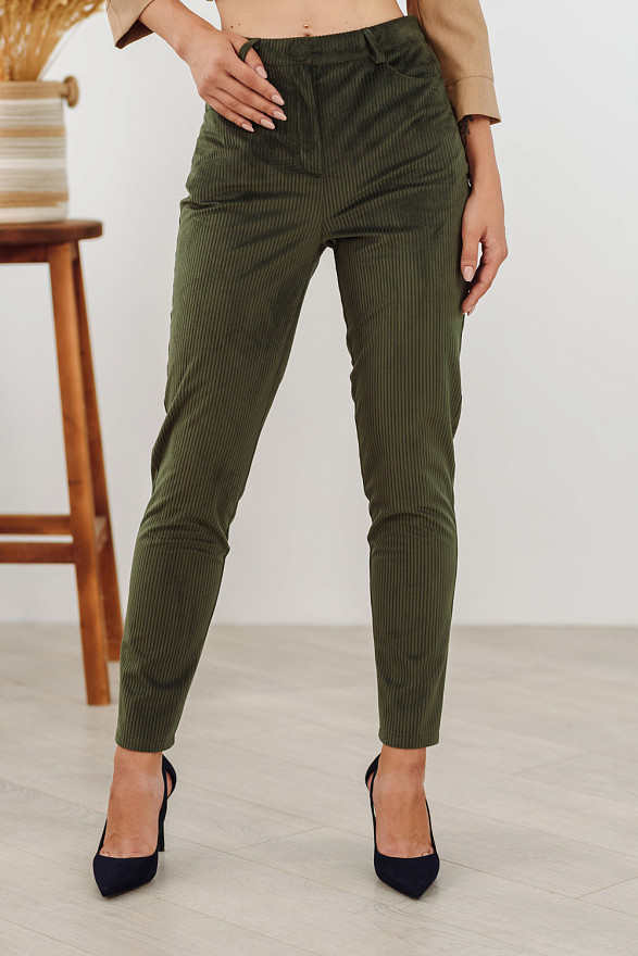 Khaki Corduroy Pants