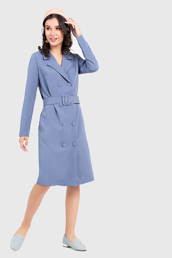 Сукня-піджак з поясом